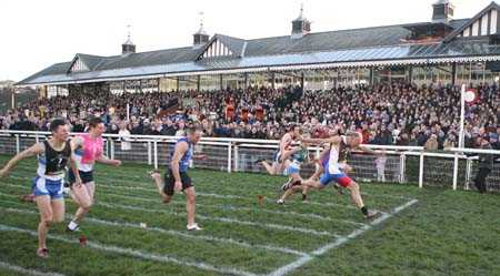 71 year old Tony Bowman winning the 138th New Year Sprint off 28.5m, in December 2006.